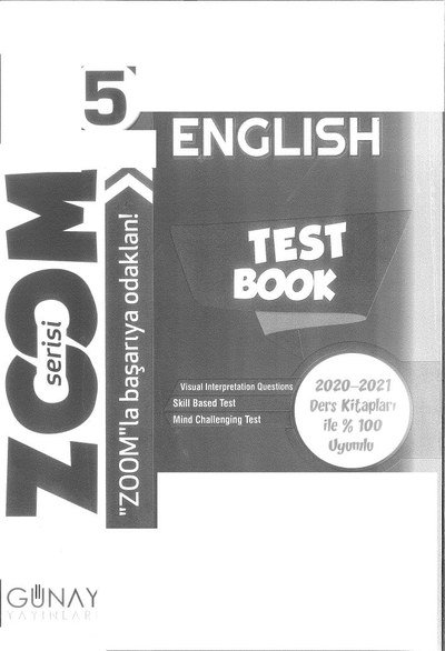 ENGLISH TEST BOOK SegaCopy Fotokopi Merkezi