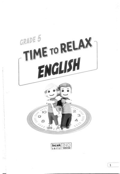 TIME TO RELAX ENGLISH SegaCopy Fotokopi Merkezi