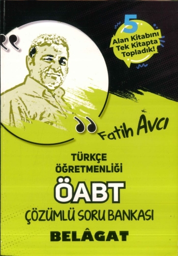 BELAGAT TAMAMI ÇÖZÜMLÜ SORU BANKASI (FATİH AVCI) SegaCopy Fotokopi Merkezi