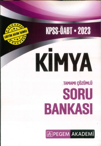 KİMYA TAMAMI ÇÖZÜMLÜ SORU BANKASI SegaCopy Fotokopi Merkezi