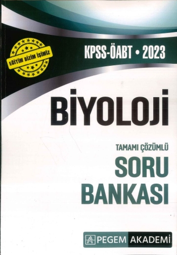 BİYOLOJİ TAMAMI ÇÖZÜMLÜ SORU BANKASI SegaCopy Fotokopi Merkezi