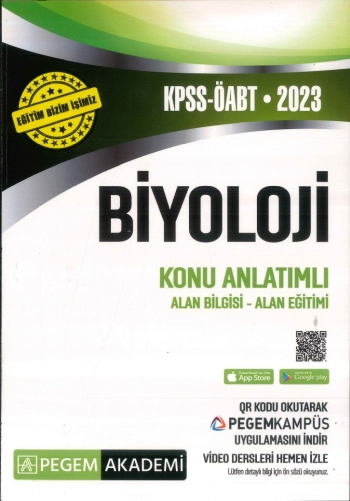 BİYOLOJİ KONU ANLATIMLI ALAN BİLGİSİ - ALAN EĞİTİMİ SegaCopy Fotokopi Merkezi