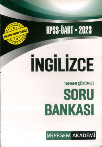 İNGİLİZCE TAMAMI ÇÖZÜMLÜ SORU BANKASI SegaCopy Fotokopi Merkezi