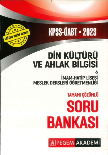 DİN KÜLTÜRÜ VE AHLAK BİLGİSİ TAMAMI ÇÖZÜMLÜ SORU BANKASI SegaCopy Fotokopi Merkezi