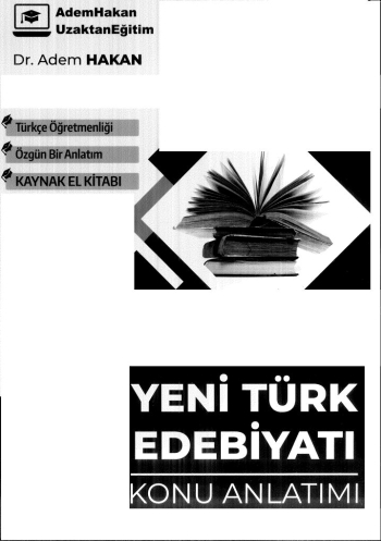YENİ TÜRK EDEBİYATI KONU ANLATIMI SegaCopy Fotokopi Merkezi