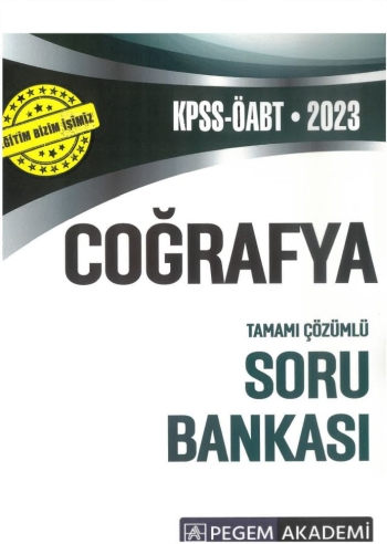 COĞRAFYA TAMAMI ÇÖZÜMLÜ SORU BANKASI SegaCopy Fotokopi Merkezi