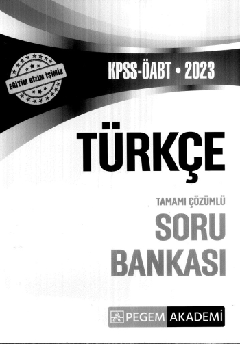 TÜRKÇE TAMAMI ÇÖZÜMLÜ SORU BANKASI