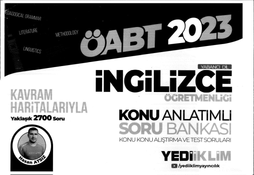 İNGİLİZCE ÖĞRETMENLİĞİ KONU ANLATIMLI SORU BANKASI SegaCopy Fotokopi Merkezi