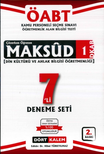 MAKSUD 1 DİKAB 7'Lİ DENEME SETİ SegaCopy Fotokopi Merkezi