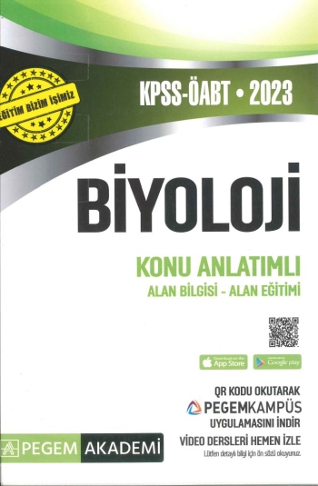 BİYOLOJİ KONU ANLATIMLI ALAN BİLGİSİ-ALAN EĞİTİMİ SegaCopy Fotokopi Merkezi