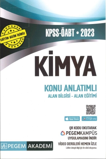 KİMYA KONU ANLATIMLI ALAN BİLGİSİ ALAN EĞİTİMİ SegaCopy Fotokopi Merkezi