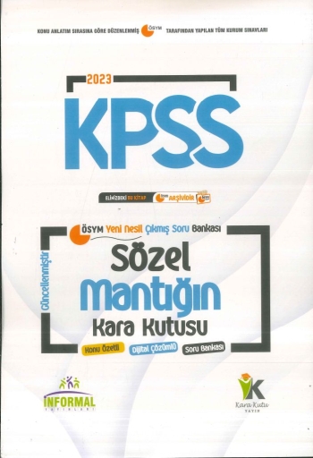 SÖZEL MANTIĞIN KARA KUTUSU SegaCopy Fotokopi Merkezi