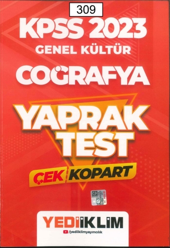 COĞRAFYA ÇEK KOPART YAPRAK TEST SegaCopy Fotokopi Merkezi