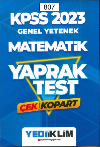 MATEMATİK ÇEK KOPART YAPRAK TEST SegaCopy Fotokopi Merkezi