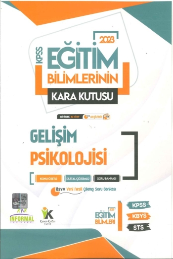 KARA KUTU GELİŞİM PSİKOLOJİSİ KONU ÖZETLİ SORU BANKASI SegaCopy Fotokopi Merkezi