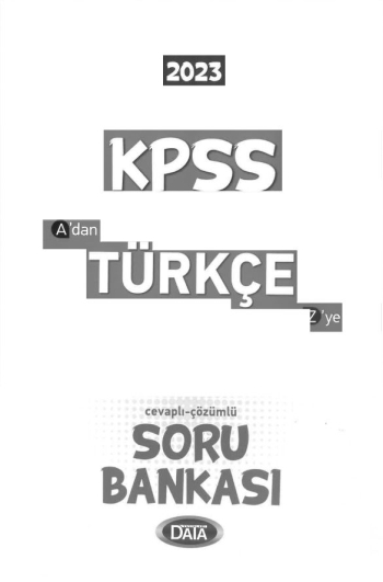 A'DAN Z'YE TÜRKÇE SORU BANKASI