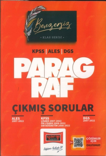 KLAS SERİSİ PARAGRAF ÇIKMIŞ SORULAR (ALES-KPSS-DGS) 2007-2022 SegaCopy Fotokopi Merkezi