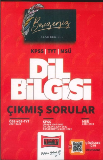 KLAS SERİSİ DİL BİLGİSİ ÇIKMIŞ SORULAR (ÖSS-YGS-TYT-KPSS-MSÜ) 2007-2022 SegaCopy Fotokopi Merkezi