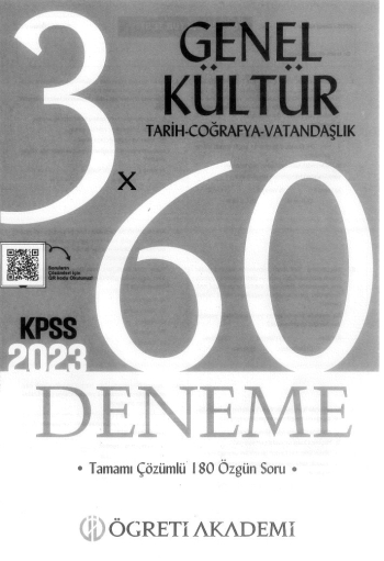 TARİH COĞRAFYA VATANDAŞLIK 3*60 DENEME ÇÖZÜMLÜ SegaCopy Fotokopi Merkezi
