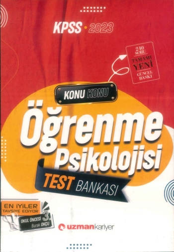 ÖĞRENME PSİKOLOJİSİ TEST BANKASI KONU KONU SegaCopy Fotokopi Merkezi