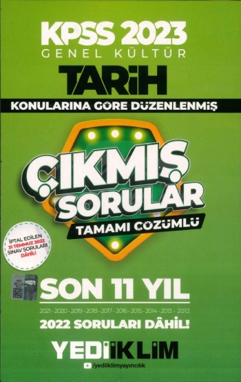 TARİH KONULARINA GÖRE DÜZENLENMİŞ 2012-2022 ÇÖZÜMLÜ ÇIKMIŞ SORULAR