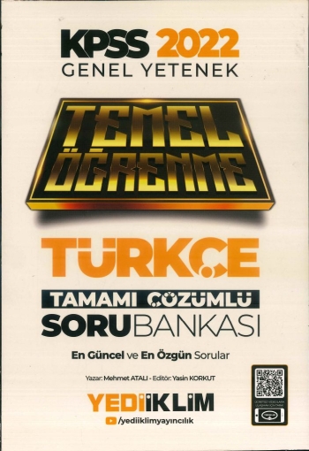 TEMEL ÖĞRENME TÜRKÇE TAMAMI ÇÖZÜMLÜ SORU BANKASI SegaCopy Fotokopi Merkezi