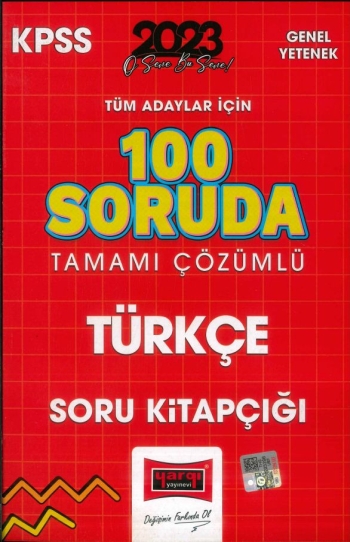 100 SORUDA TAMAMI ÇÖZÜMLÜ TÜRKÇE SORU KİTAPÇIĞI SegaCopy Fotokopi Merkezi