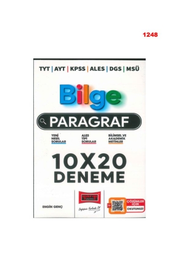 BİLGE PARAGRAF 10*20 DENEME SegaCopy Fotokopi Merkezi