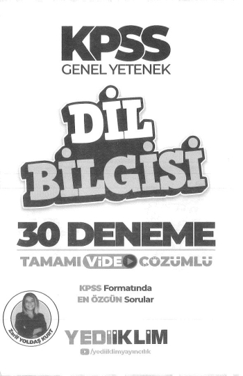 DİL BİLGİSİ 30 DENEME ÇÖZÜMLÜ SegaCopy Fotokopi Merkezi