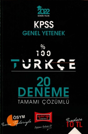%100 TÜRKÇE ÇÖZÜMLÜ 20 DENEME SegaCopy Fotokopi Merkezi