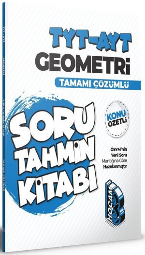AYT Geometri Tamamı Çözümlü Soru Tahmin Kitabı SegaCopy Fotokopi Merkezi