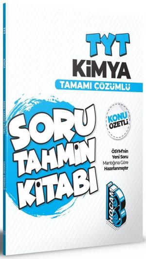 TYT Kimya Konu Özetli ve Tamamı Çözümlü Soru Tahmin Kitabı SegaCopy Fotokopi Merkezi