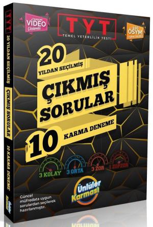 TYT Genel 20 Yıldan Seçilmiş Çıkmış Sorular 10 Karma Deneme SegaCopy Fotokopi Merkezi