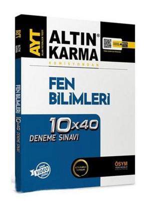 AYT Fen Bilimleri Komisyondan 10x40 Deneme