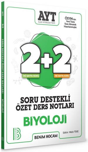 AYT Biyoloji 2+2 Soru Destekli Özet Ders Notları SegaCopy Fotokopi Merkezi