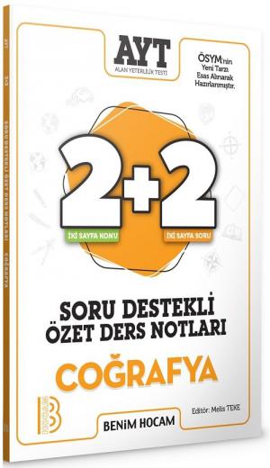 AYT Coğrafya 2+2 Soru Destekli Özet Ders Notları SegaCopy Fotokopi Merkezi