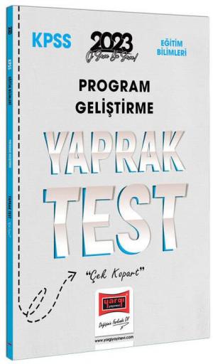 Program Geliştirme Yaprak Test