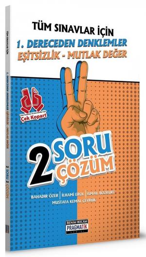 1. DERECEDEN DENKLEMLER EŞİTSİZLİK MUTLAK DEĞER 2 SORU 2 ÇÖZÜM FASİKÜL SegaCopy Fotokopi Merkezi