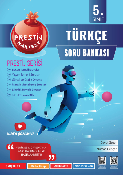 5. Sınıf Prestij Türkçe Soru Bankası Nartest Yayınevi SegaCopy Fotokopi Merkezi