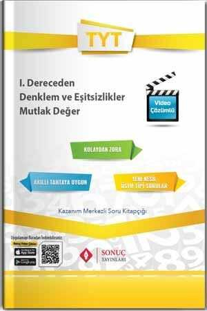 TYT 1. Dereceden Denklem ve Eşitsizlikler Mutlak Değer Sonuç Yayınları