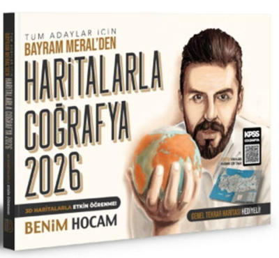 2026 Tüm Adaylar İçin Haritalarla Coğrafya Konu Anlatımı Benim Hocam Yayınları SegaCopy Fotokopi Merkezi