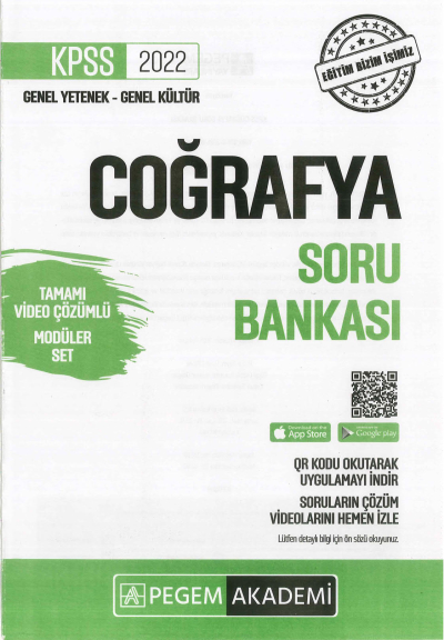 COĞRAFYA SORU BANKASI MODÜLER SET SegaCopy Fotokopi Merkezi