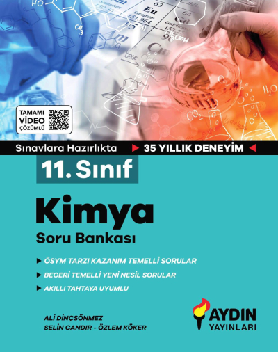 11. Sınıf Kimya Tamamı Video Çözümlü Soru Bankası Aydın Yayınları SegaCopy Fotokopi Merkezi