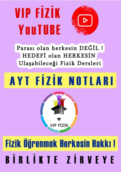 2022 Güncel AYT VİP FİZİK Video Serisi SegaCopy Fotokopi Merkezi