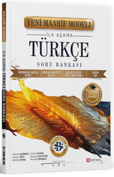 2028 Üniversiteye Hazırlık Türkçe İlk Aşama Maarif Model Soru Bankası Bilgi Sarmal SegaCopy Fotokopi Merkezi