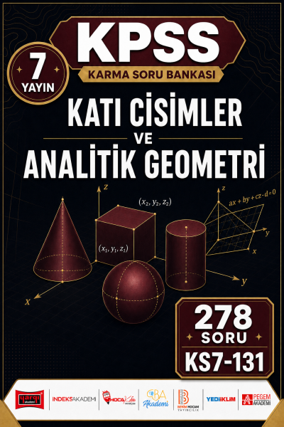 Katı Cisimler ve Analitik Geometri 7 Yayın 278 Soru SegaCopy Fotokopi Merkezi