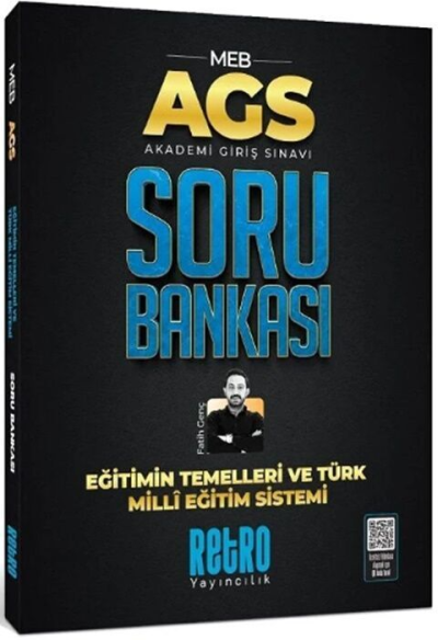 MEB AGS Eğitimin Temelleri ve Türk Milli Eğitim Sistemi Soru Bankası Retro Kitap SegaCopy Fotokopi Merkezi