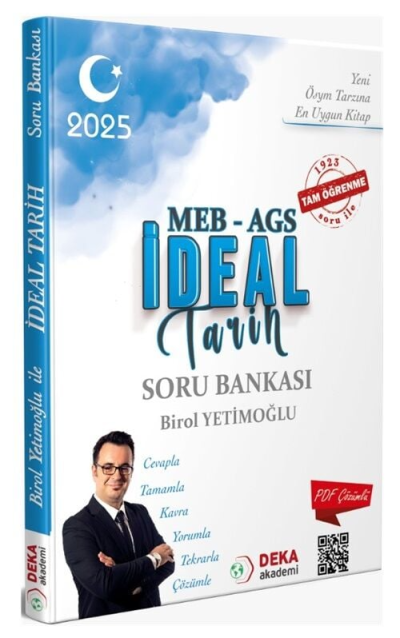 2025 MEB-AGS İdeal Tarih Soru Bankası Çözümlü Deka Akademi Yayınları SegaCopy Fotokopi Merkezi