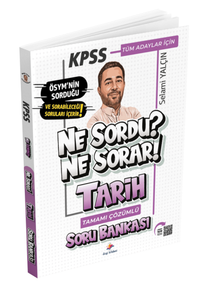 KPSS Tarih Ne Sordu Ne Sorar Soru Bankası Çözümlü Selami Yalçın Dizgi Kitap Yayınları SegaCopy Fotokopi Merkezi