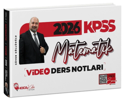 2026 KPSS Matematik Video Ders Notları - Güven Göllüoğlu Hoca Kafası Yayınları SegaCopy Fotokopi Merkezi